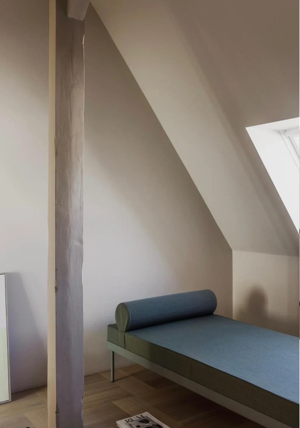 Attic room with a daybed